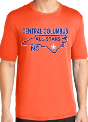 Central Columbus All Stars Royal/White design