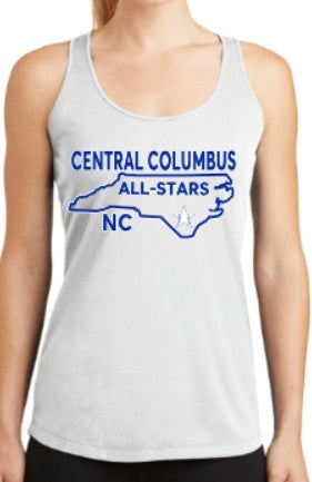 Central Columbus All Stars Royal/White design