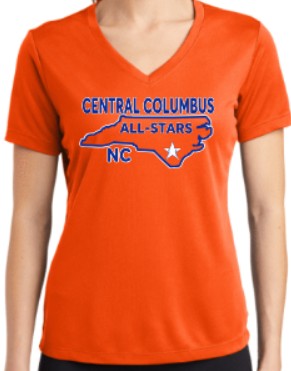 Central Columbus All Stars Royal/White design
