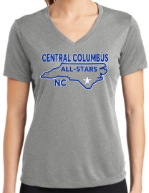 Central Columbus All Stars Royal/White design