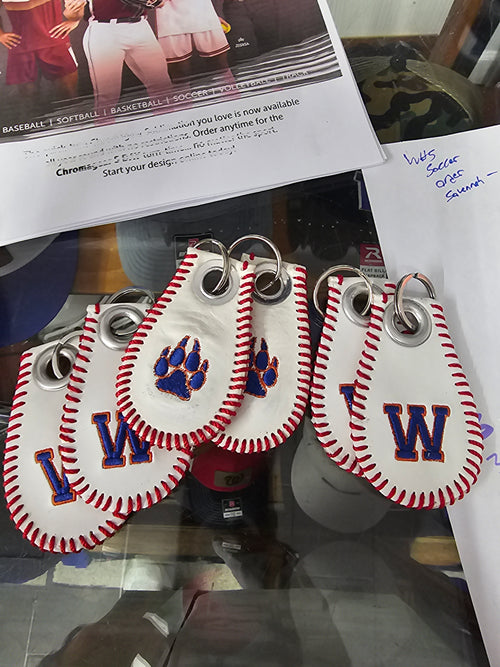 Baseball Key Chain