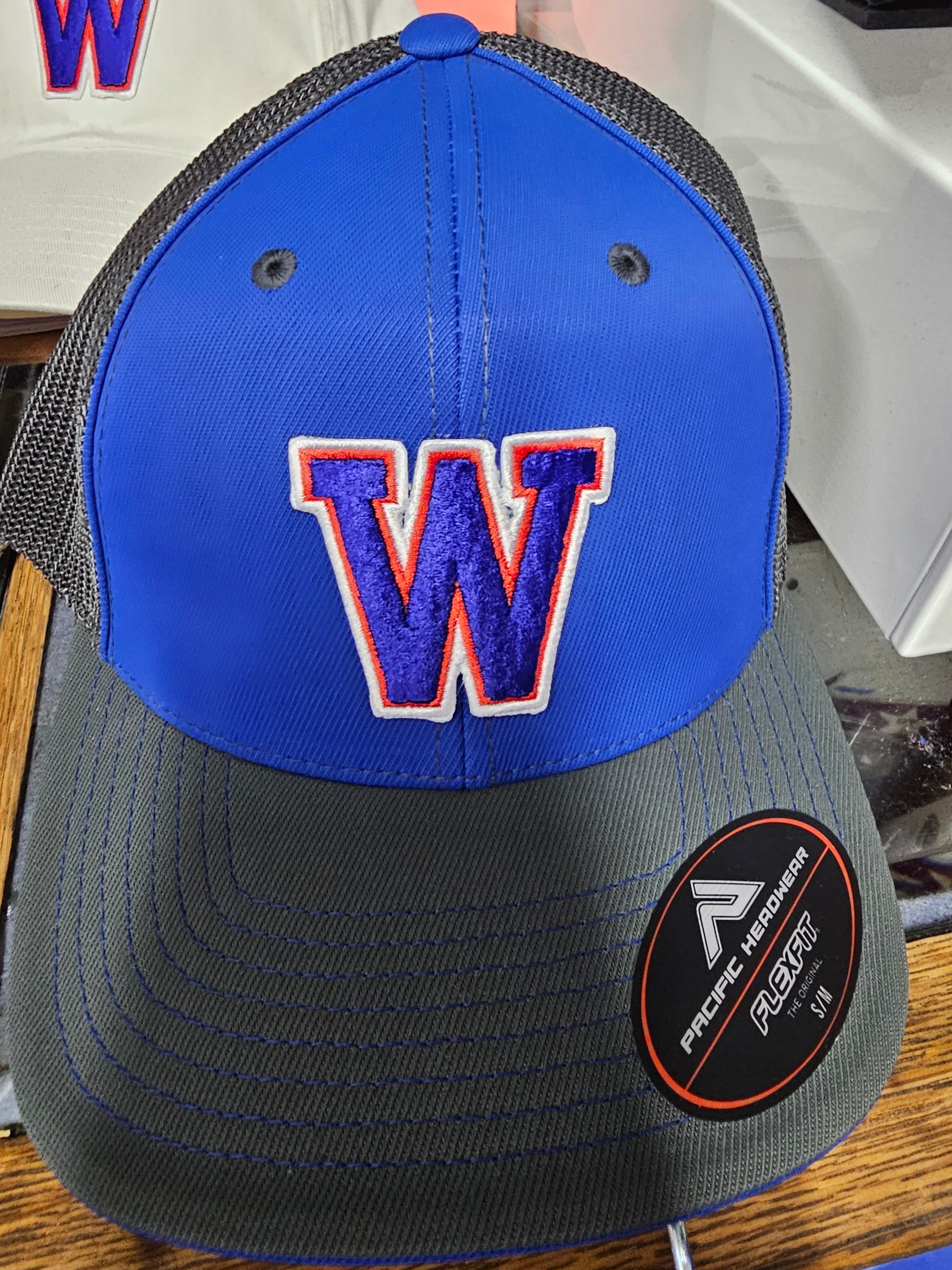 Embroidered WHS Pacific Headwear Flexfit hat