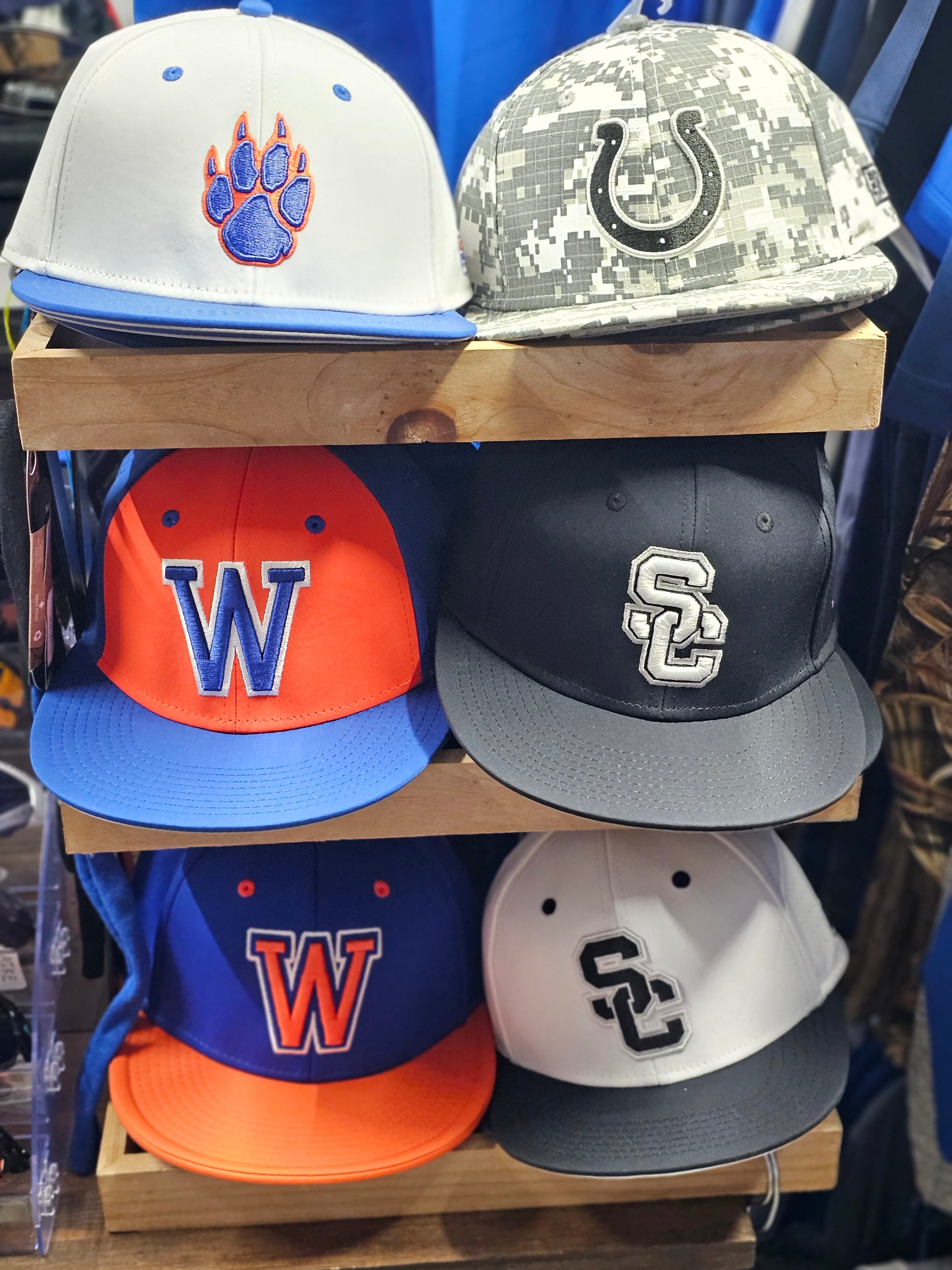 Nike Custom WHS Hat FlexFit Blue/Orange