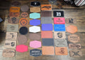 Engraved Leather Patches