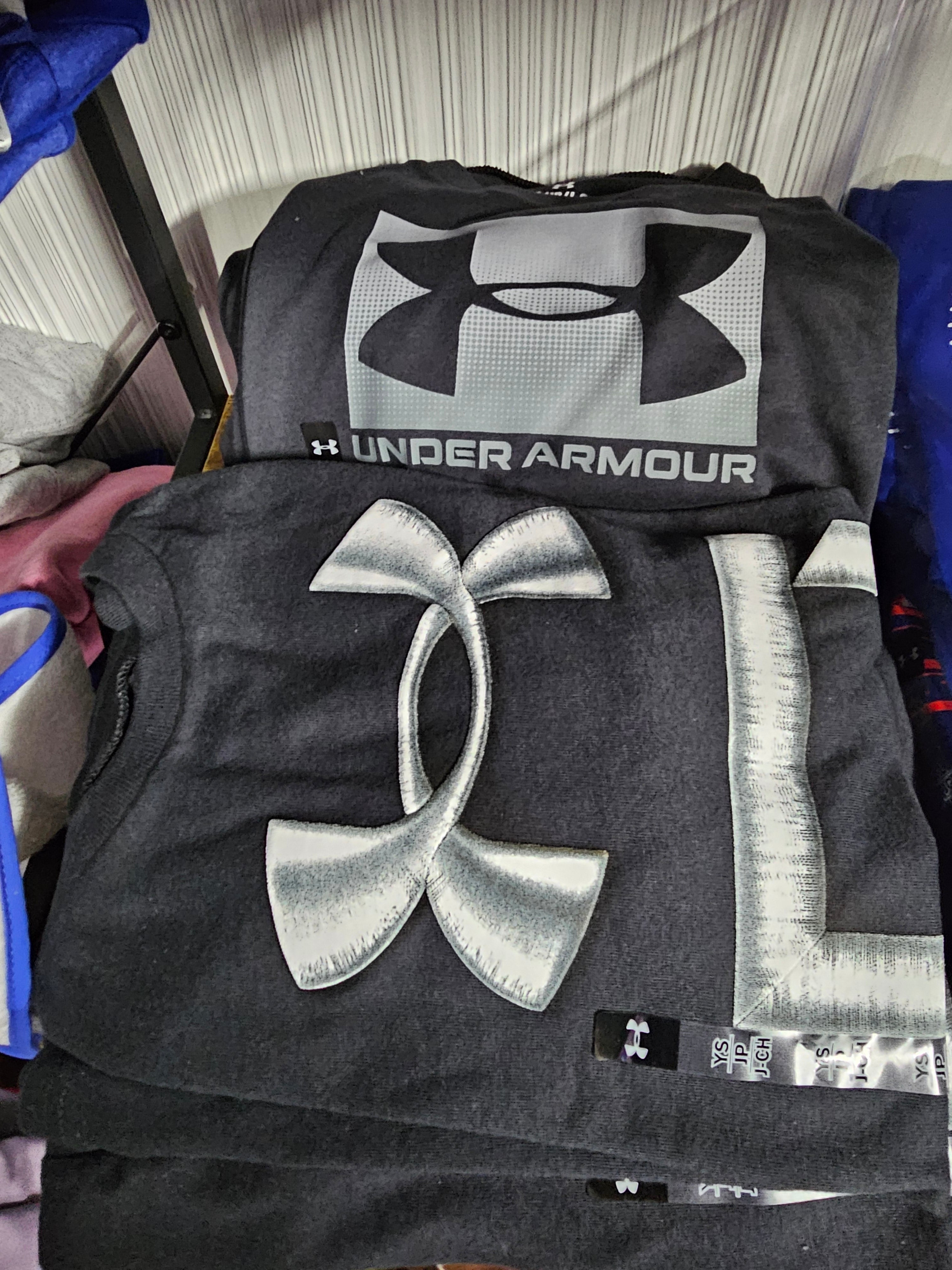 Youth UA logo tee shirts