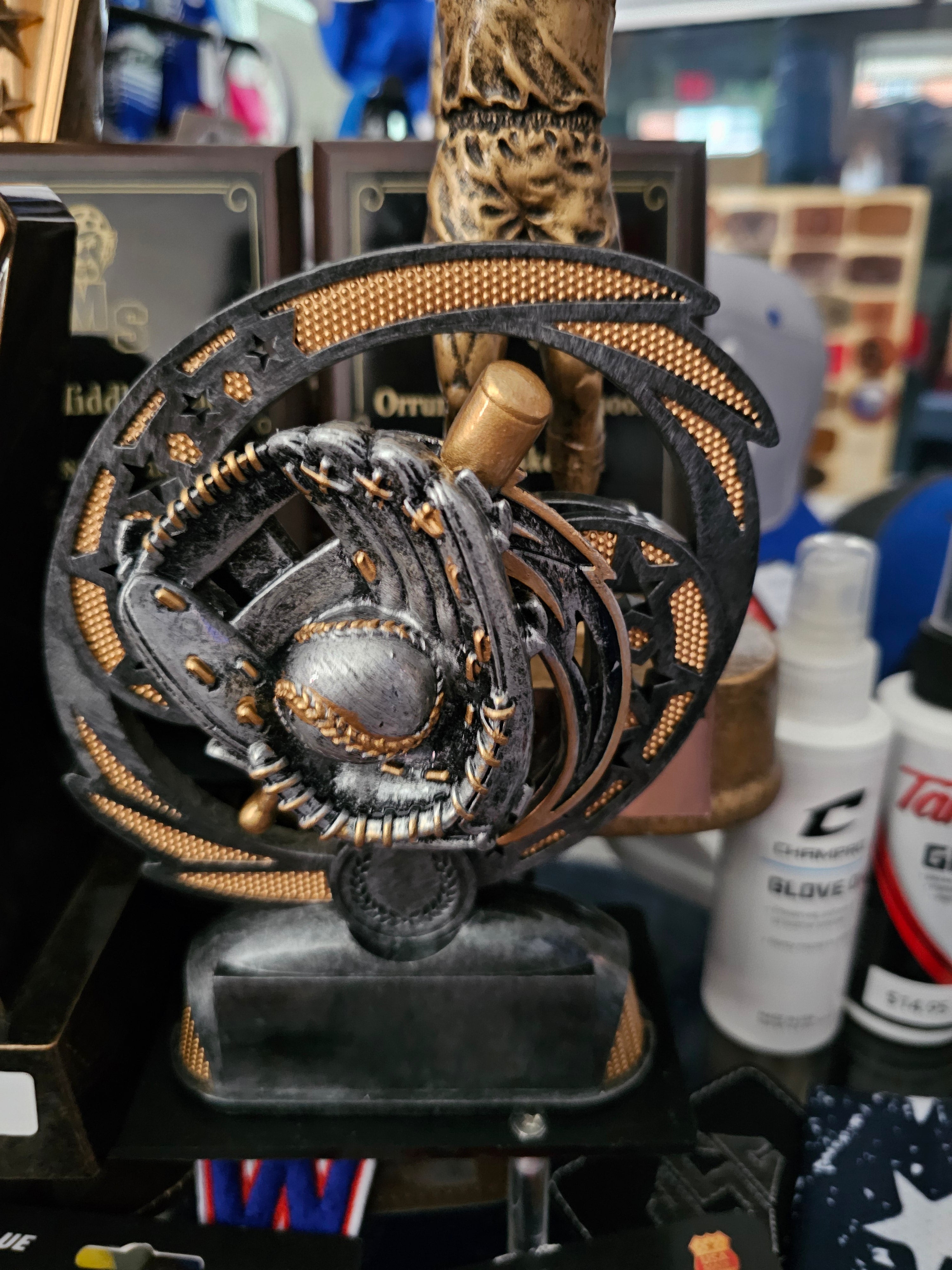 Resin Trophies/Awards Custom Laser Engraved