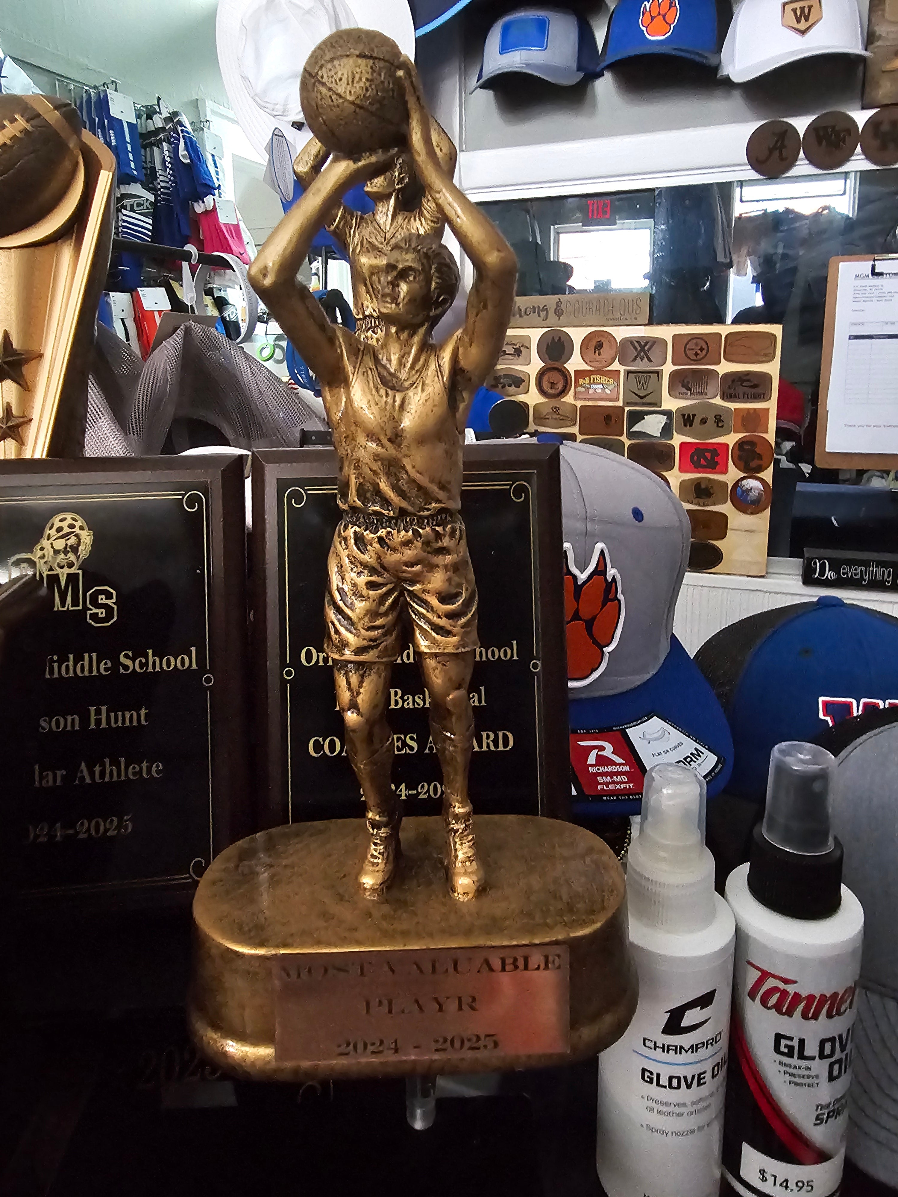 Resin Trophies/Awards Custom Laser Engraved