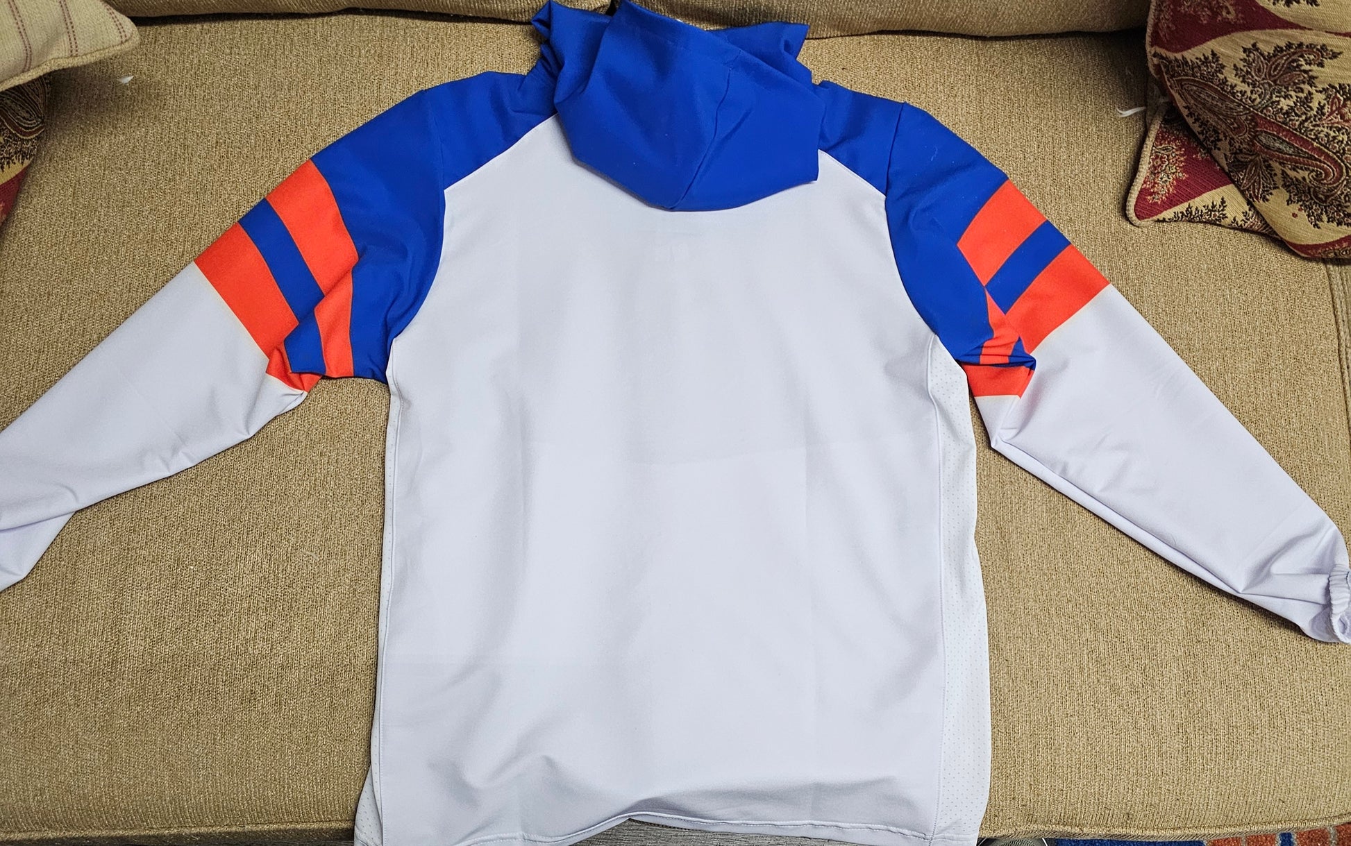 BSN Sports 2 tone W Wolfpack Quarter Zip W/ Hood