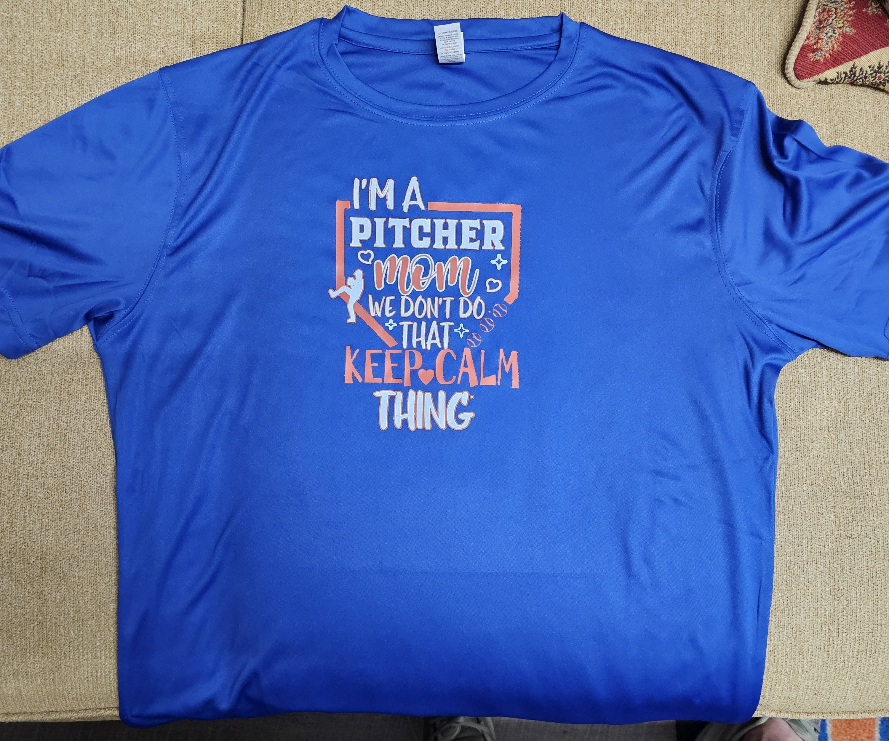 "I'm a Pitcher MOM" T shirt