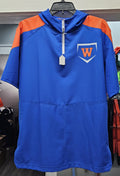 S/S Sublimated 1/4 Zip Hooded Pullover WHS Baseball
