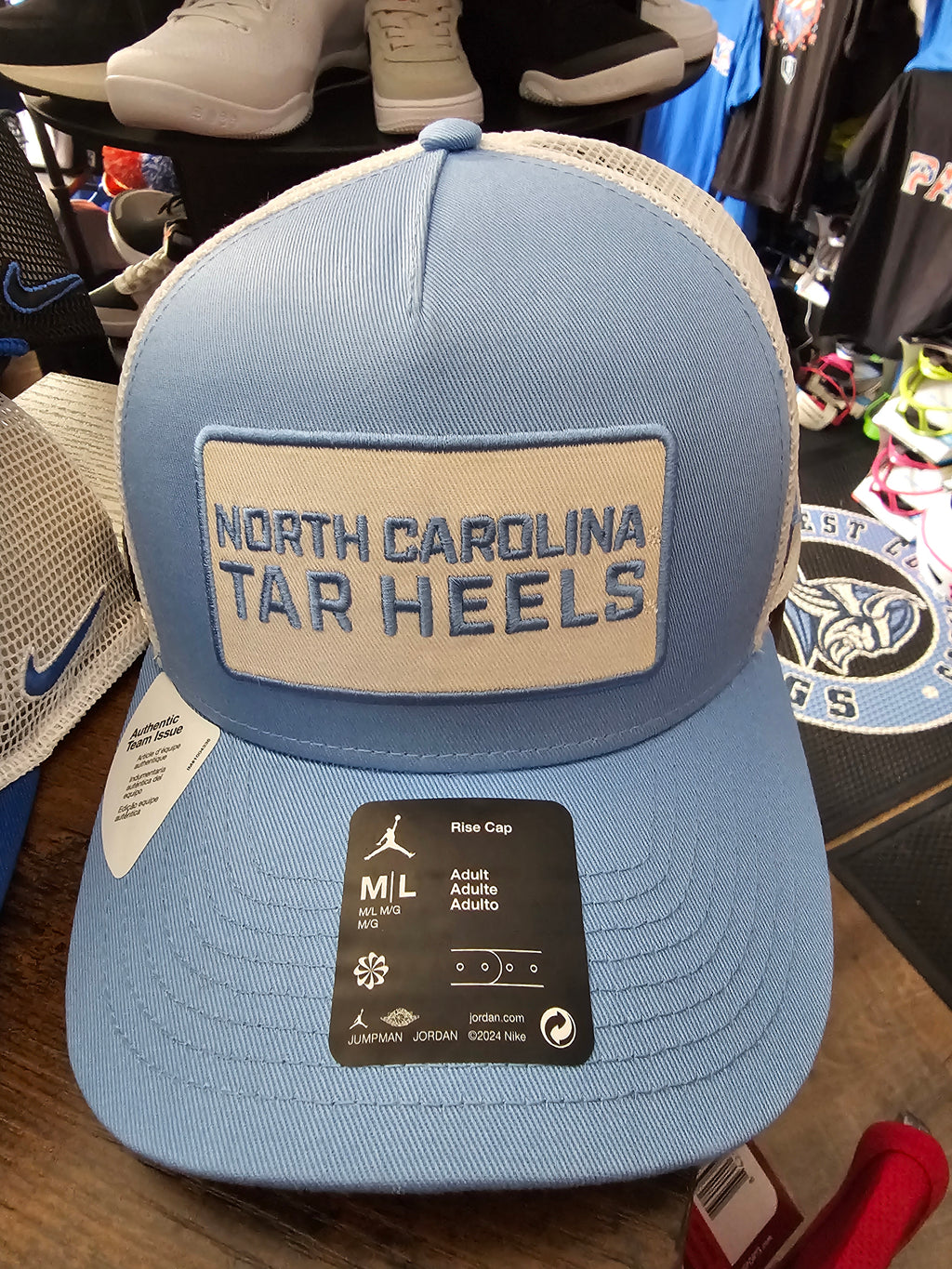 NEW Nike NCAA Adjustable Embroidered Hats - Duke and UNC
