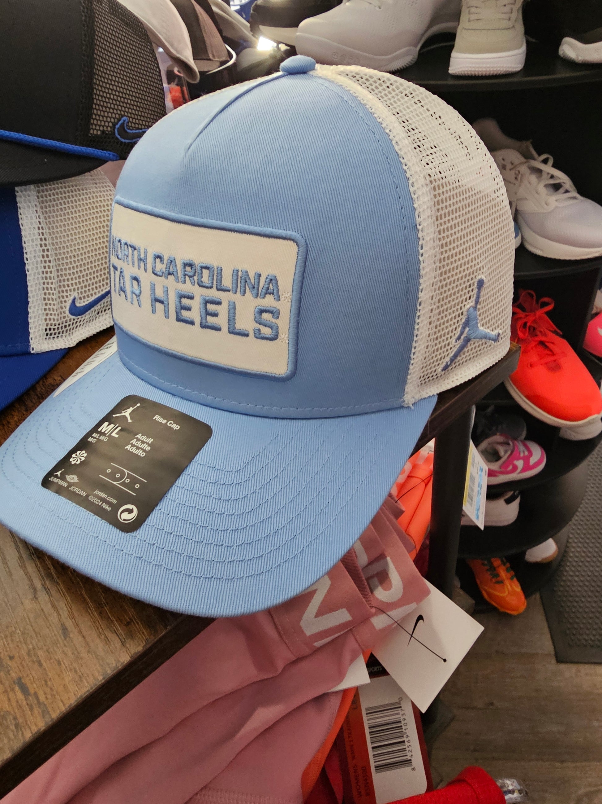 NEW Nike NCAA Adjustable Embroidered Hats - Duke and UNC