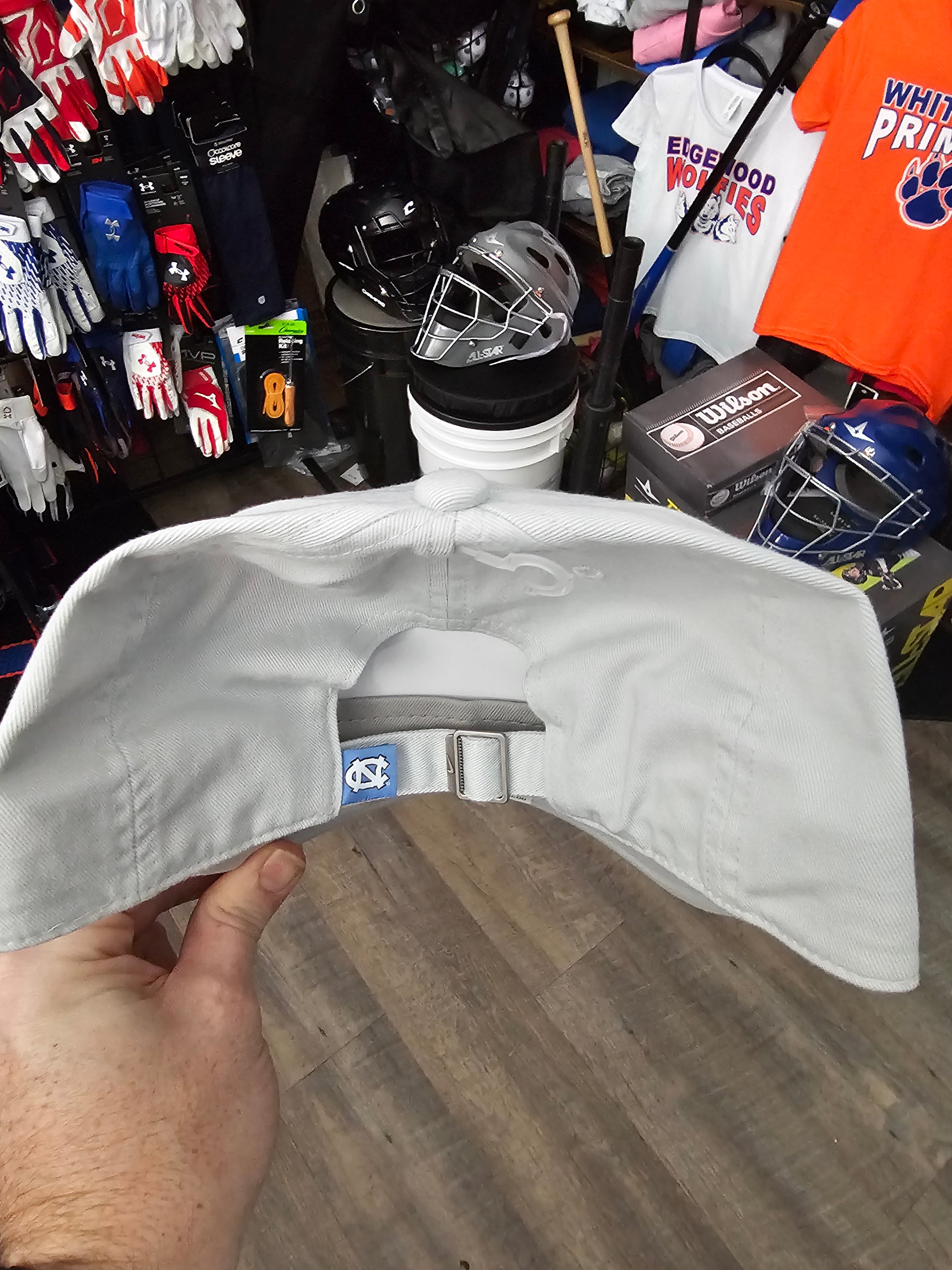 NEW Nike NCAA Adjustable Embroidered Hats - Duke and UNC