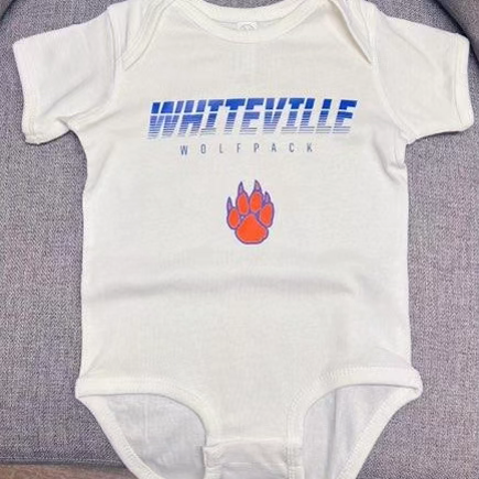 Whiteville w/ Paw Infant Onesie