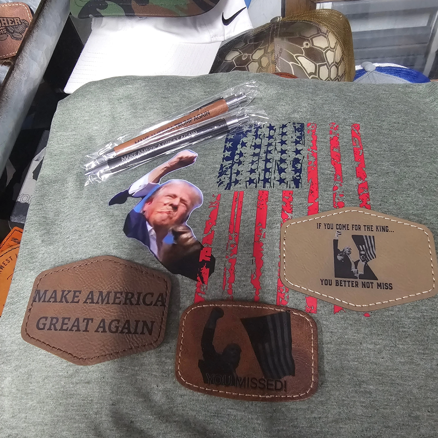 "You Missed" Apparel/Hat Set