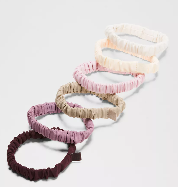 lulu Skinny Scrunchies 6 Pack