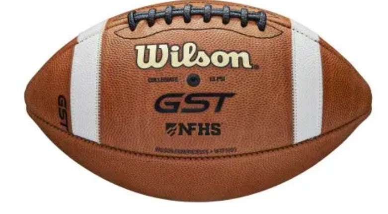 WILSON GST LEATHER FB - OFFICIAL W/NFHS