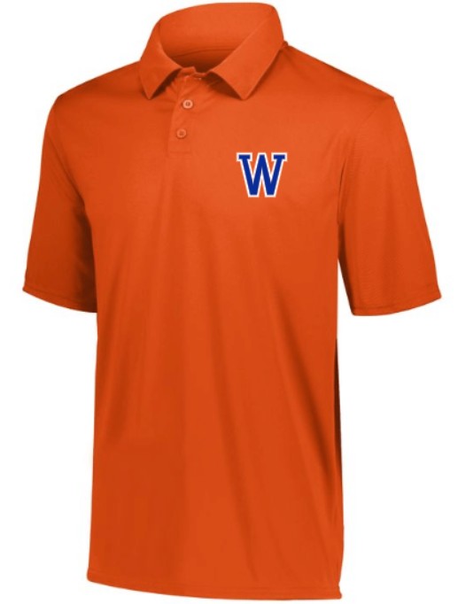 Russell Athletic Polo with W left chest logo