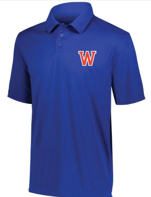 Russell Athletic Polo with W left chest logo