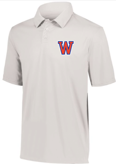 Russell Athletic Polo with W left chest logo