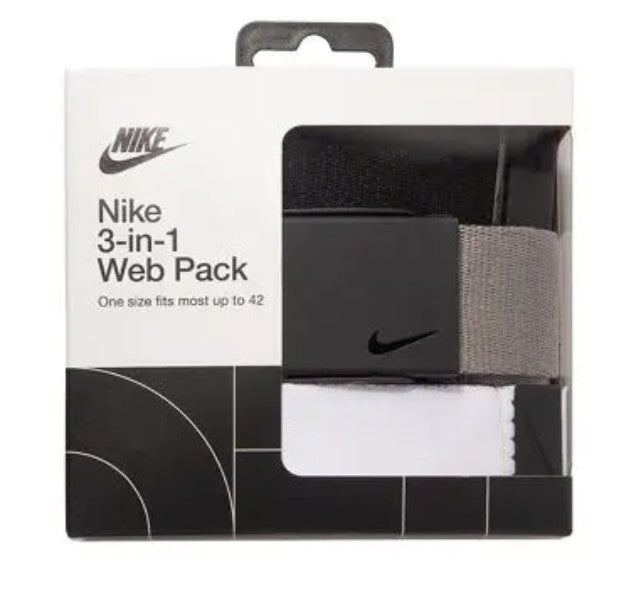 Nike 3-In-1 Web Belt Pack (WHT/GRY/BLK)