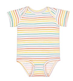 Rabbit Skins 4.5oz 100% Cotton Fine Infant Creeper