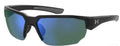 Under Armour Blitzing Golf Tuned Black Wrap w/ Mirrored Lens
