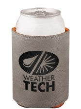 LEATHER KOOZIE Laser Engraved