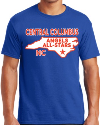Central Columbus Angels Team Shirts 2025