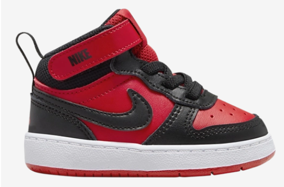 Nike Court Borough Mid 2 Red/Black