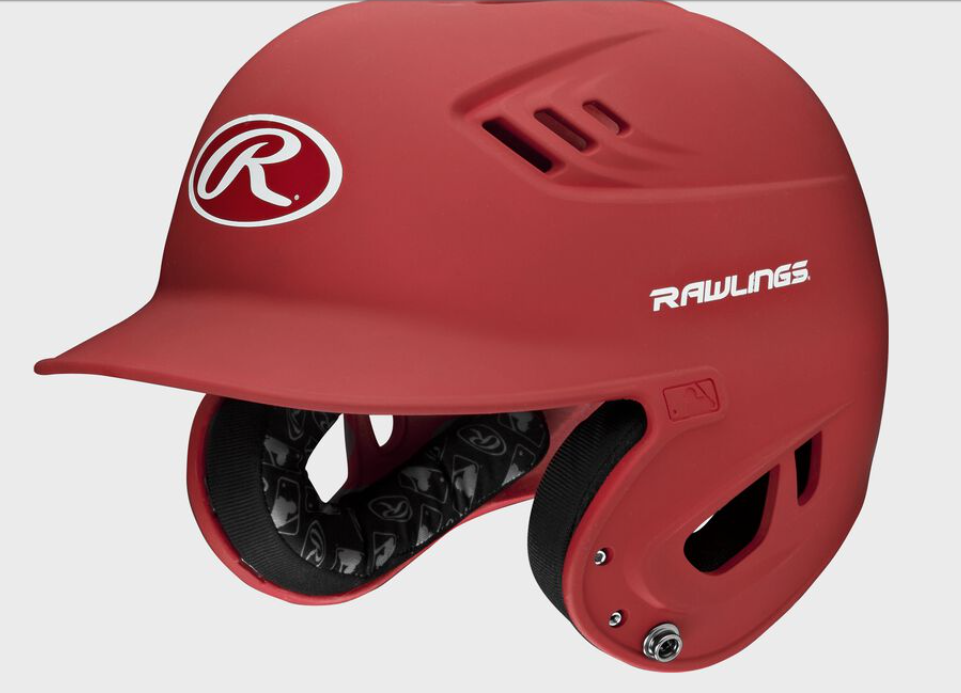 Rawlings Velo Matte Batting Helmet - Yth and Adult