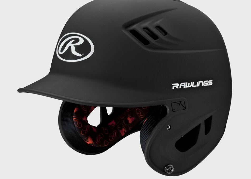 Rawlings Velo Matte Batting Helmet - Yth and Adult
