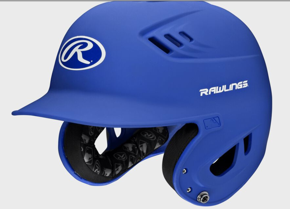 Rawlings Velo Matte Batting Helmet - Yth and Adult