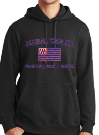 Nike Club Fleece Hoodie or Crewneck Sweatshirt "Baseball Town USA"