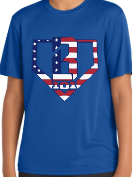 Baseball Lifestyle Youth T-Shirt Stars & Stripes