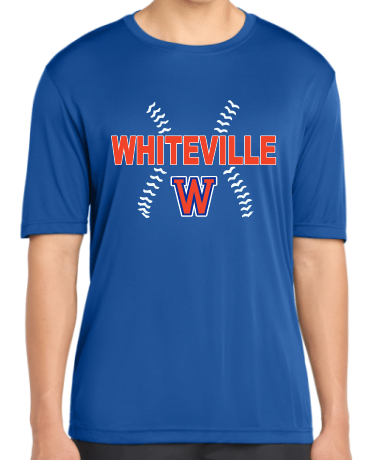 Whiteville Baseball Seams T Shirt