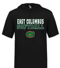 B-Core Short Sleeve Hoodie - EAST COLUMBUS Softball