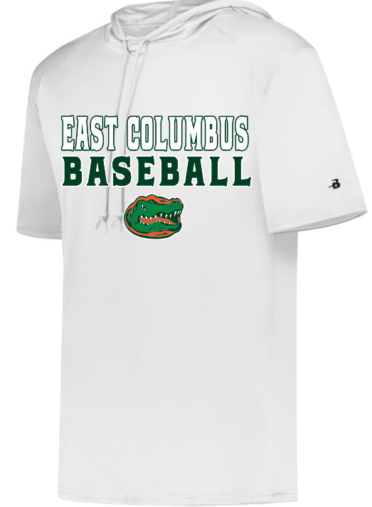 B-Core Short Sleeve Hoodie - EAST COLUMBUS Baseball