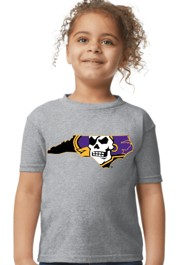 Gildan 50/50 Tee Youth/Toddler  - ECU Pirates