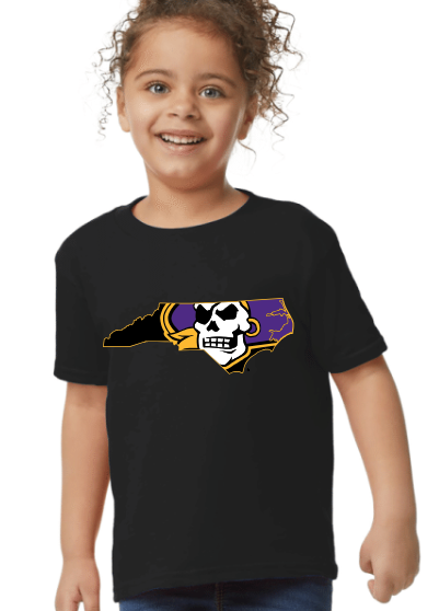 Gildan 50/50 Tee Youth/Toddler  - ECU Pirates