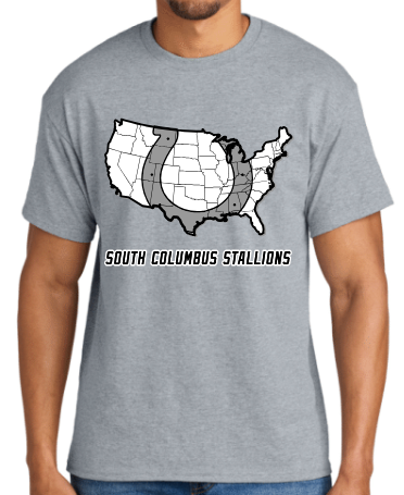 South Columbus Nation S/S 50/50 Tee Shirt