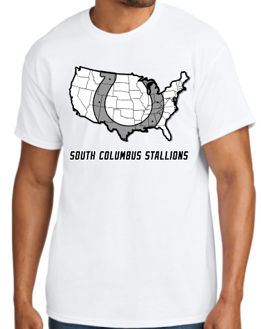 South Columbus Nation S/S 50/50 Tee Shirt