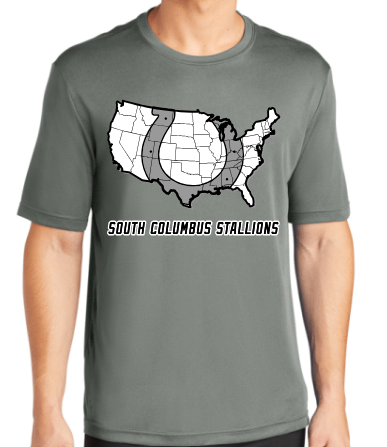 South Columbus Nation S/S Drifit Tee