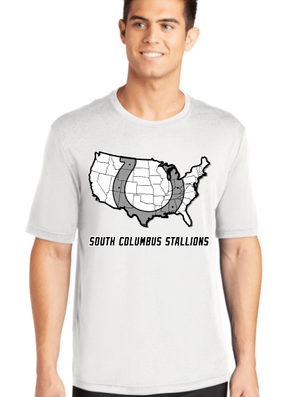 South Columbus Nation S/S Drifit Tee