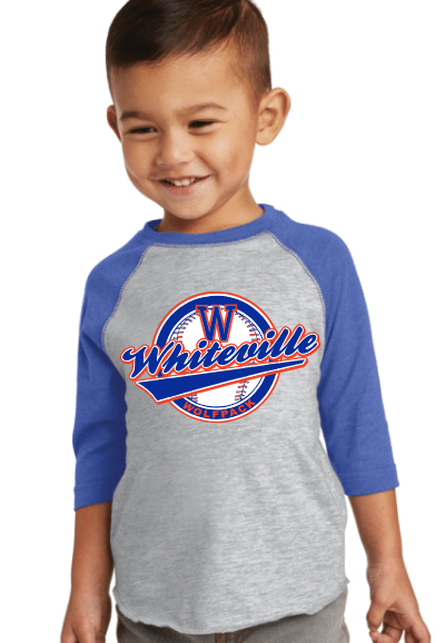 Rabbit Skins™ Toddler Baseball Jersey Tee Whiteville BB