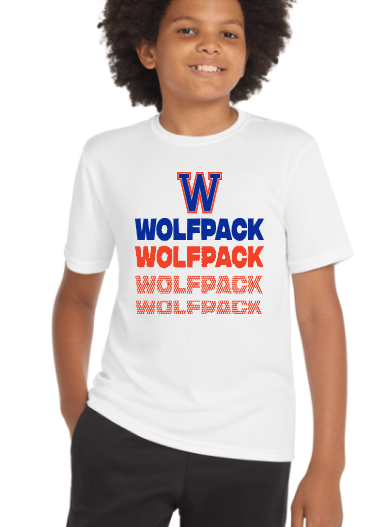 S/S Phenom Drifit Tee "Wolfpack Fade" - Youth/Adult