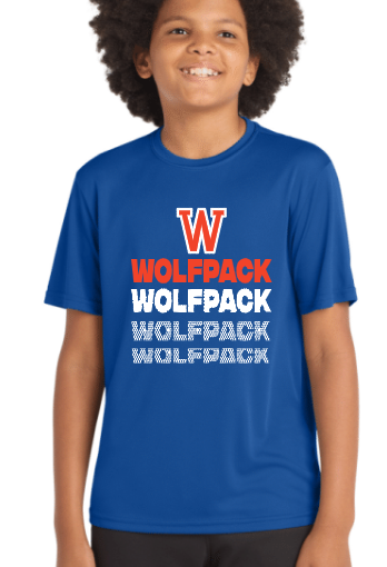S/S Phenom Drifit Tee "Wolfpack Fade" - Youth/Adult