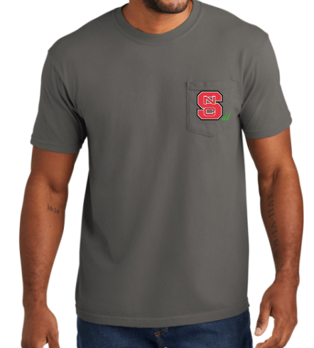 Comfort Colors Pocket S/S Tee- NCSU Turf