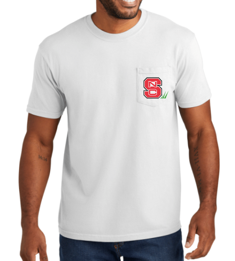 Comfort Colors Pocket S/S Tee- NCSU Turf