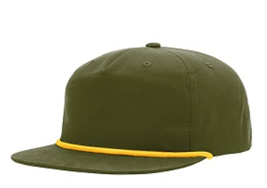 Richardson R256 Rope Hat with Round Leather MGM Sports Patch